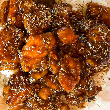 Honey Garlic Chicken Rice Bowl